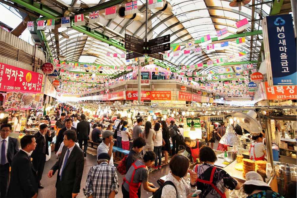Markt in Korea