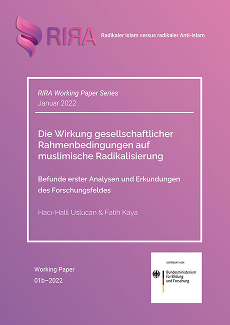 Cover-Bild der Publikation:  Die Wirkung gesellschaftlicher Rahmenbedingungen auf muslimische Radikalisierung