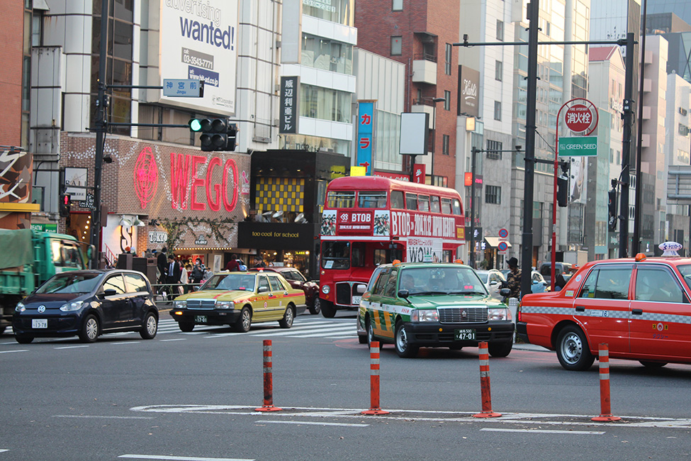 Straße in Japan 