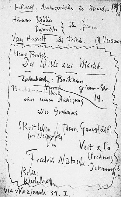 Nietzsche zwischen „Wille zur Macht“ und „Zahnbürste“: Notizzettel von 1885/86