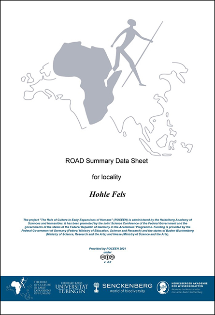 ROAD Summary Data Sheet