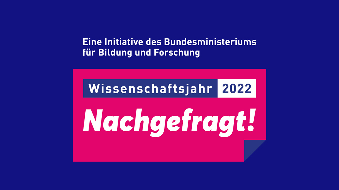 Logo Wissenschaftsjahr 2022 - Nachgefragt!