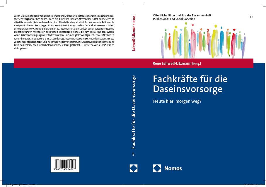 Cover Publikation Fachkraefte fuer die Daseinsvorsorge