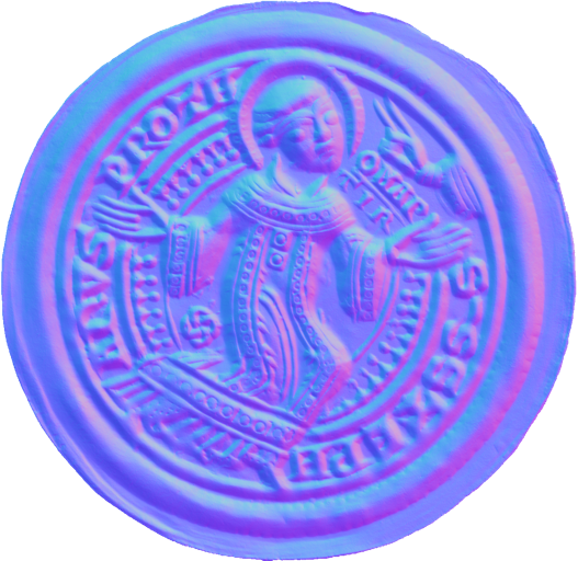 Münze mit Darstellung des Heiligen Stephanus 