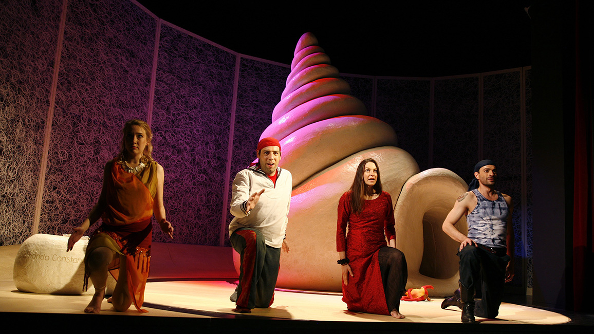 Aufführung der Oper "L'isola disabitata", Co-Produktion des Stadttheaters Biel und des Stadttheaters Solothurn, 2009