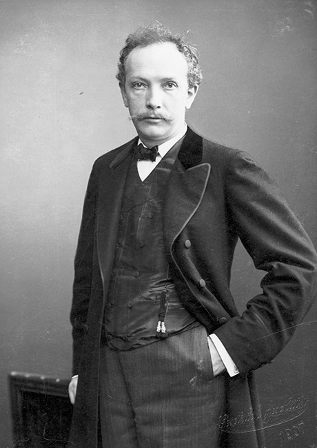 Portraitfotografie von Richard Strauss aus dem Jahr 1907.