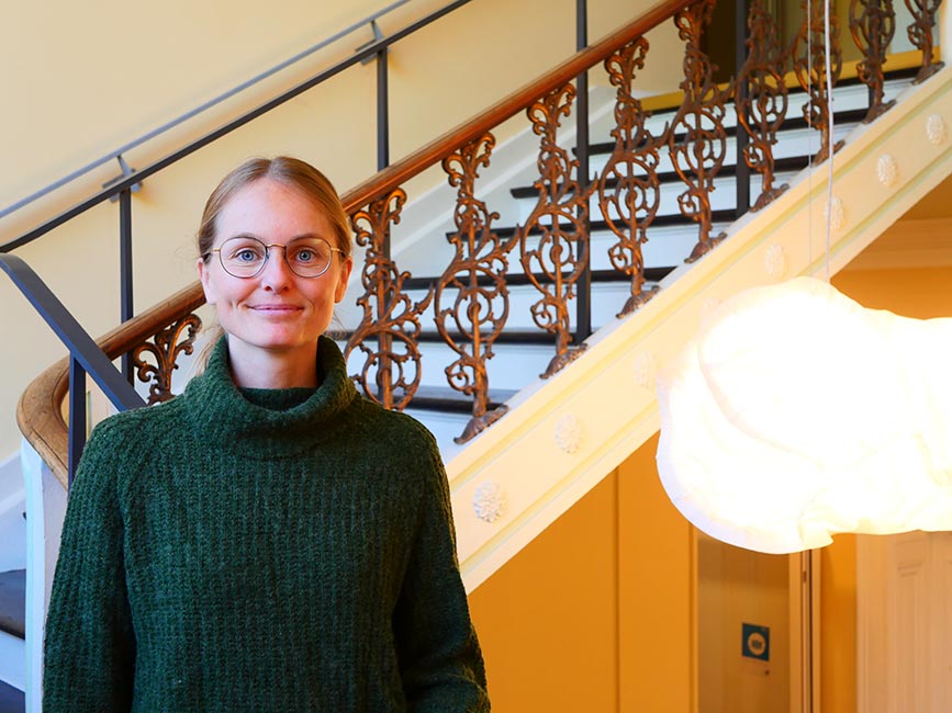 Astrid Schulz, wissenschaftliche Mitarbeiterin im Forschungsprojekt: Discourses on Public Heath Issues (DiPubHealth) der RWTH Aachen