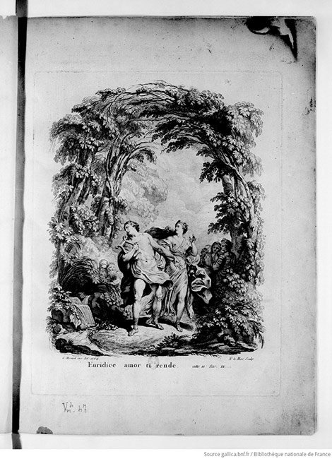 Frontispiz, Kupferstich von Charles Monnet