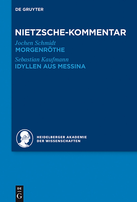 Cover des Bandes 3/2 des Nietzsche-Kommentars