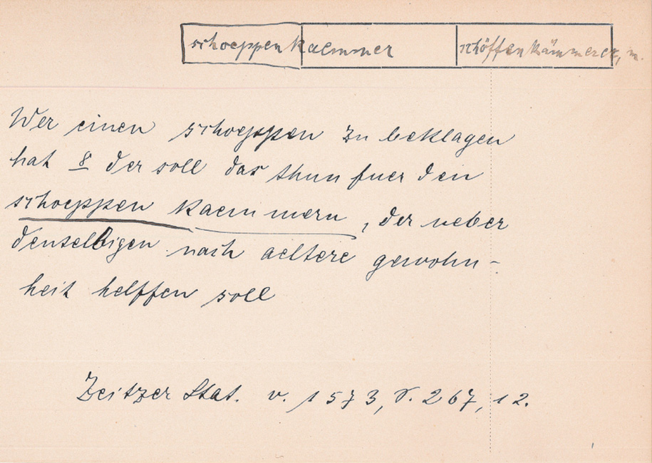 Historischer DRW-Belegzettel_Handschrift Richard Schroeder_Zeitz1573