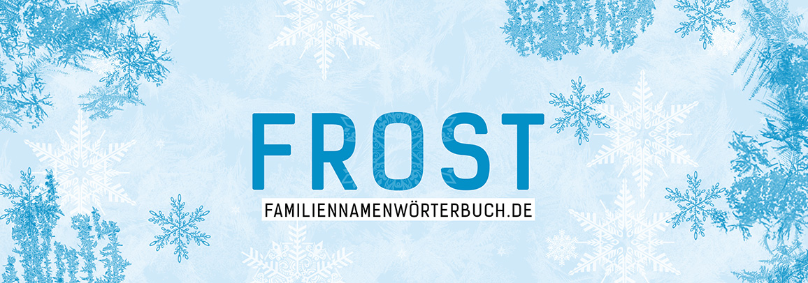 Familienname Frost