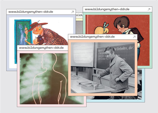 Postkarte mit verschiedenen Motiven