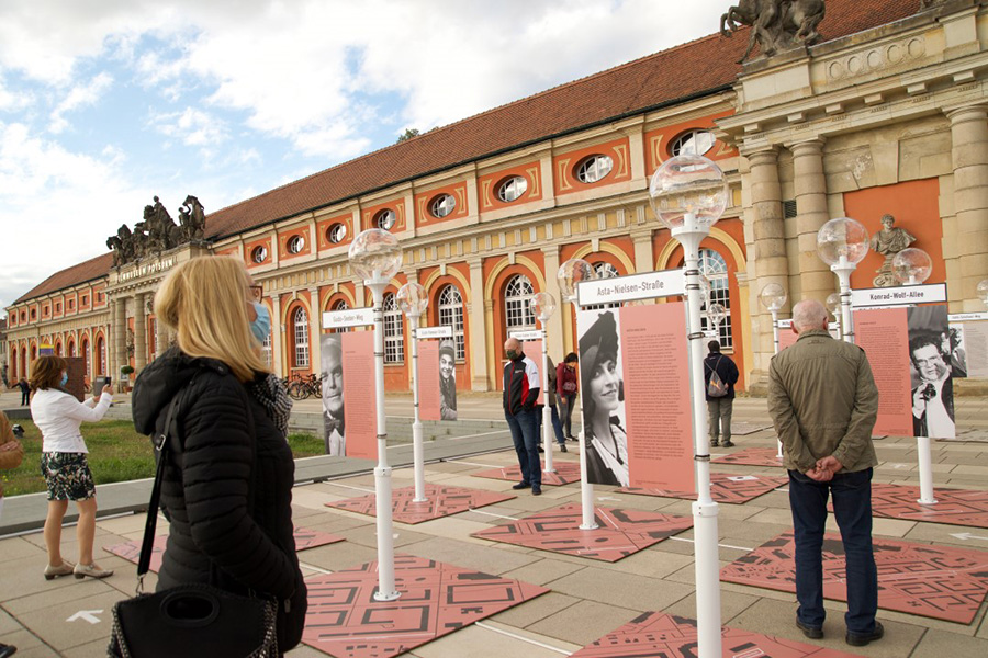 Open Air Installation „Das filmische Gesicht der Stadt Potsdam“ 